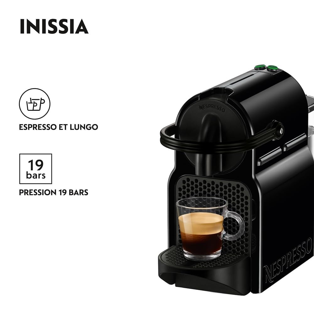 Machine à café à capsules noire EN80.B