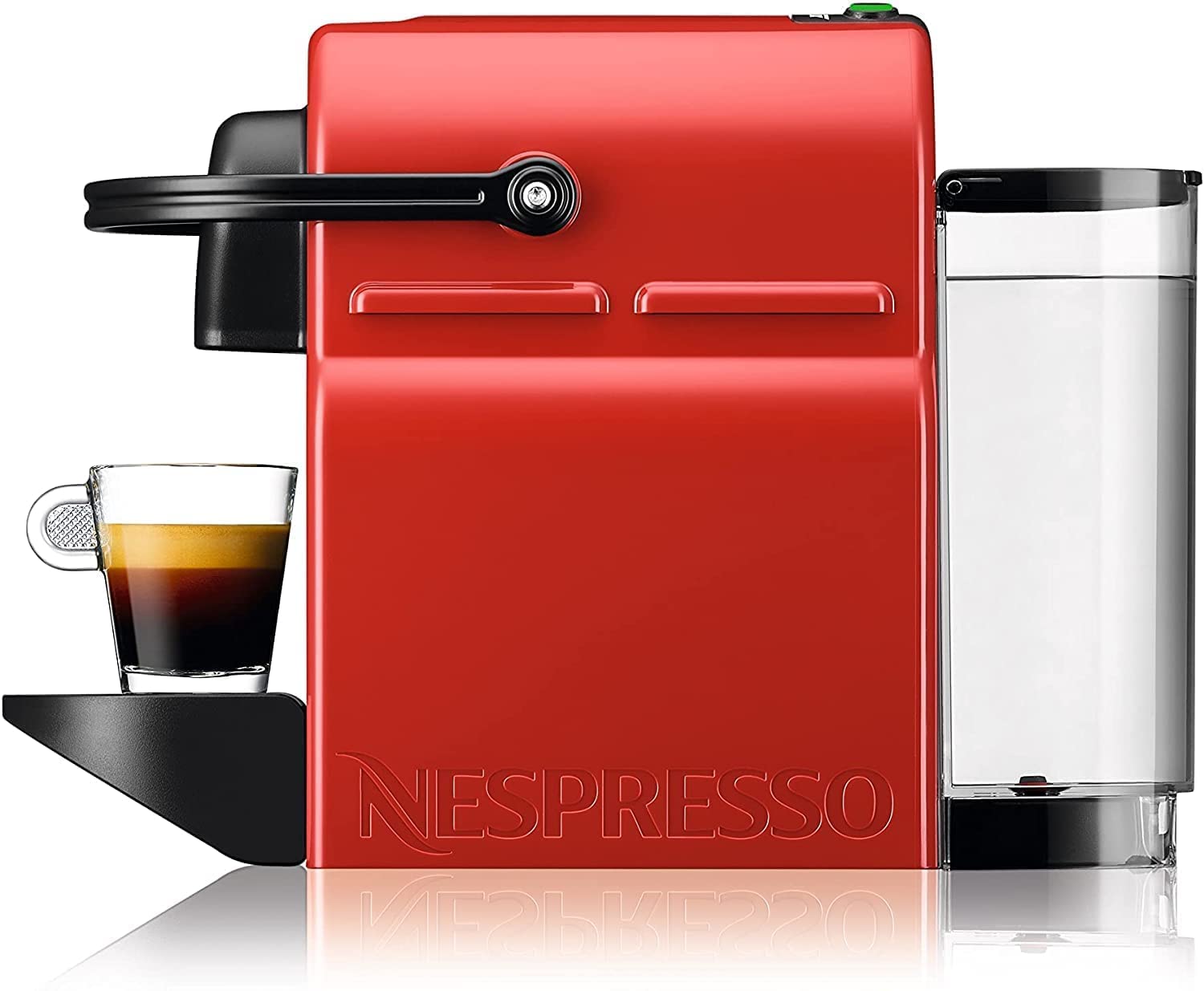 Machine à café à capsules rouge rubis XN100510 vue de trois quarts