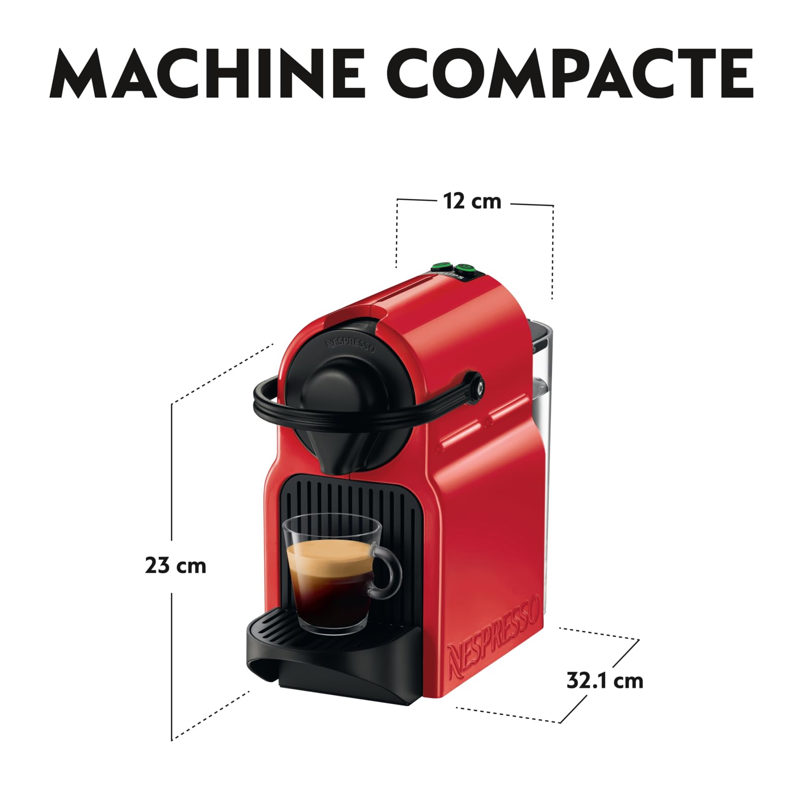 Machine à café espresso rouge YY5506FD