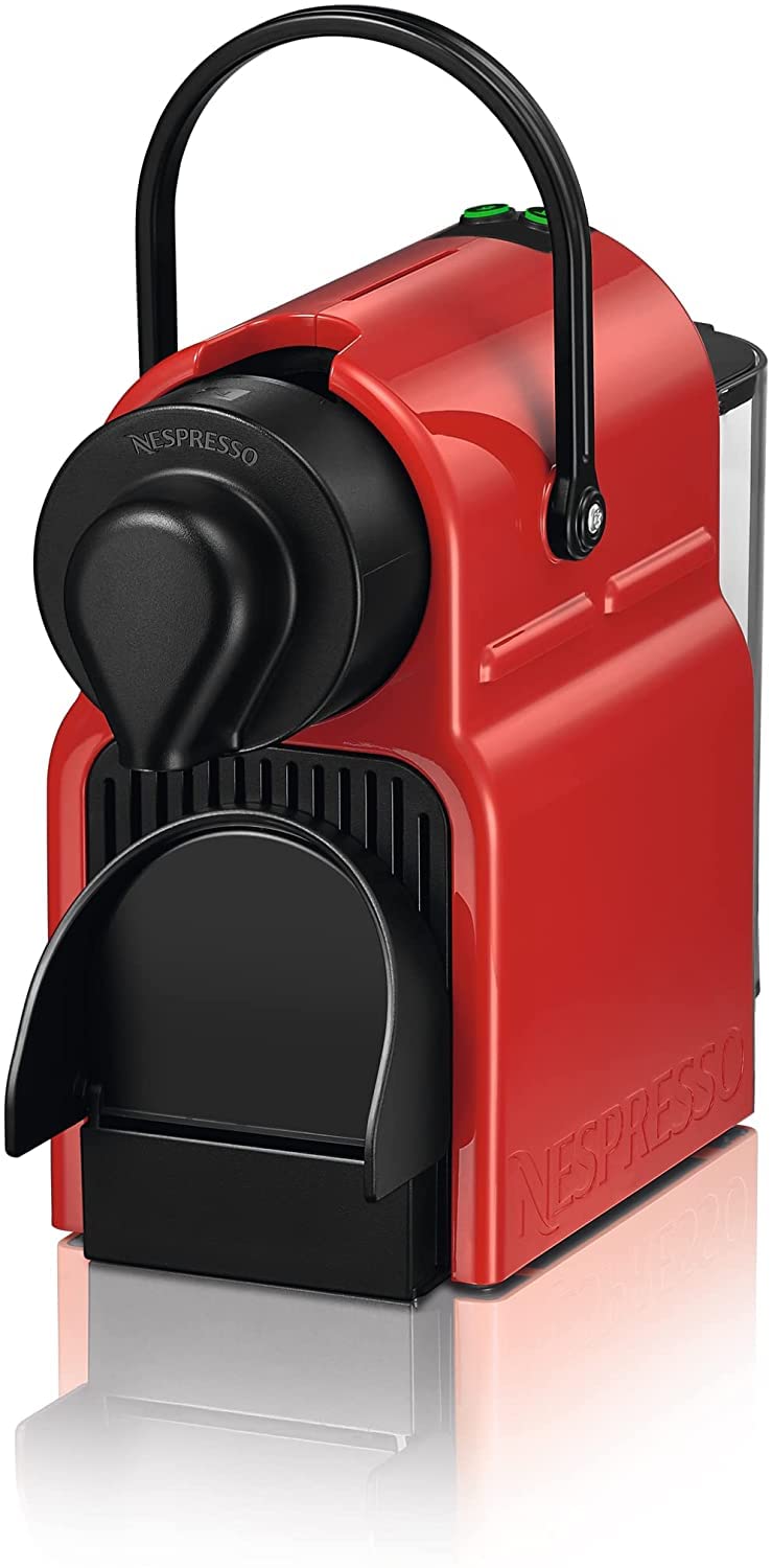 Machine à café à capsules rouge rubis XN100510 vue de trois quarts